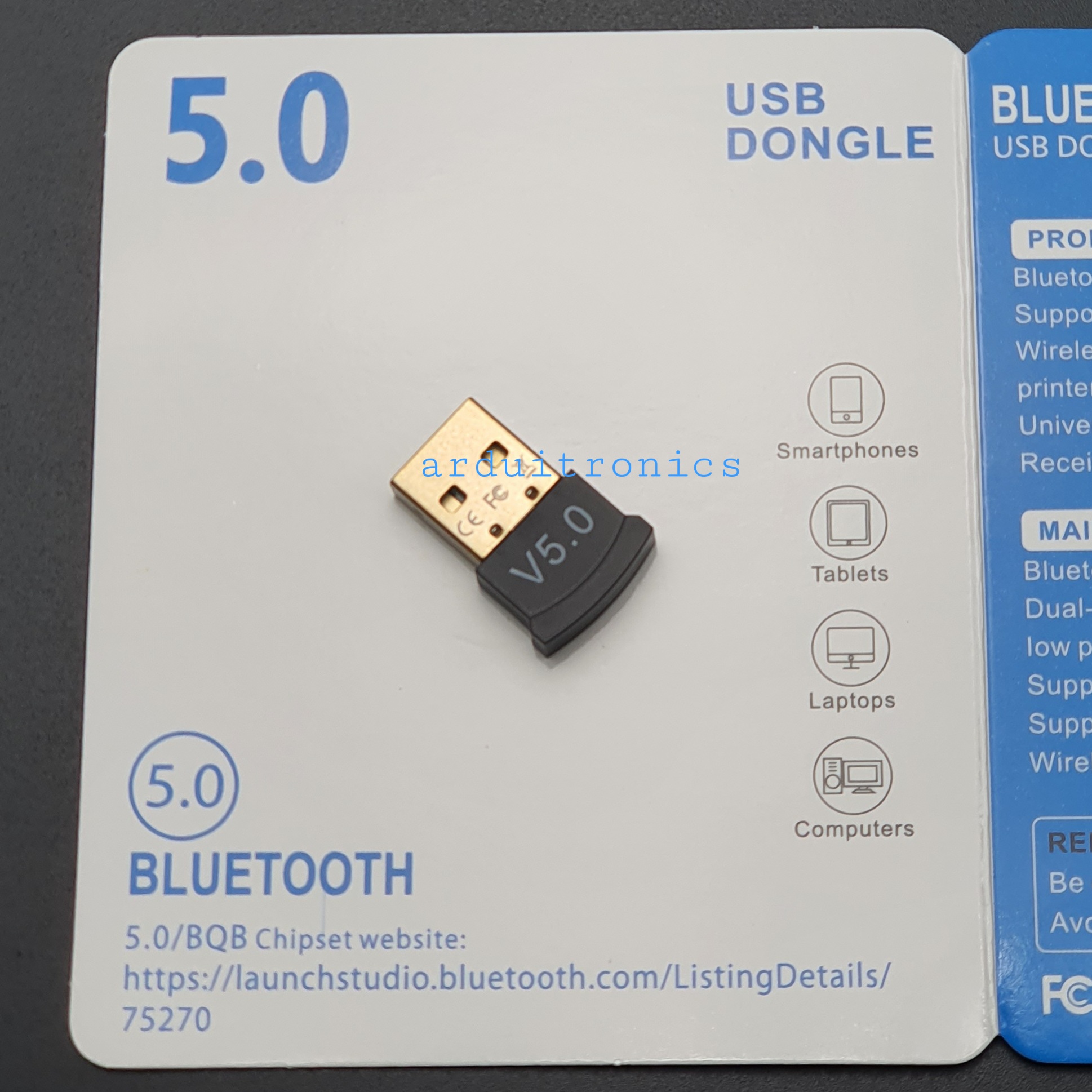 Bluetooth Adapter 5.0 USB Bluetooth 5.0 Audio Receiver Transmitter