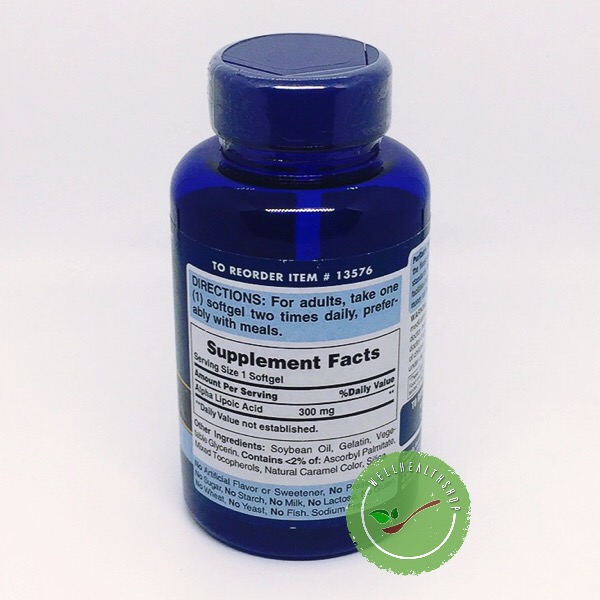 Puritan Alpha Lipoic Acid 300 mg 60 เม็ด