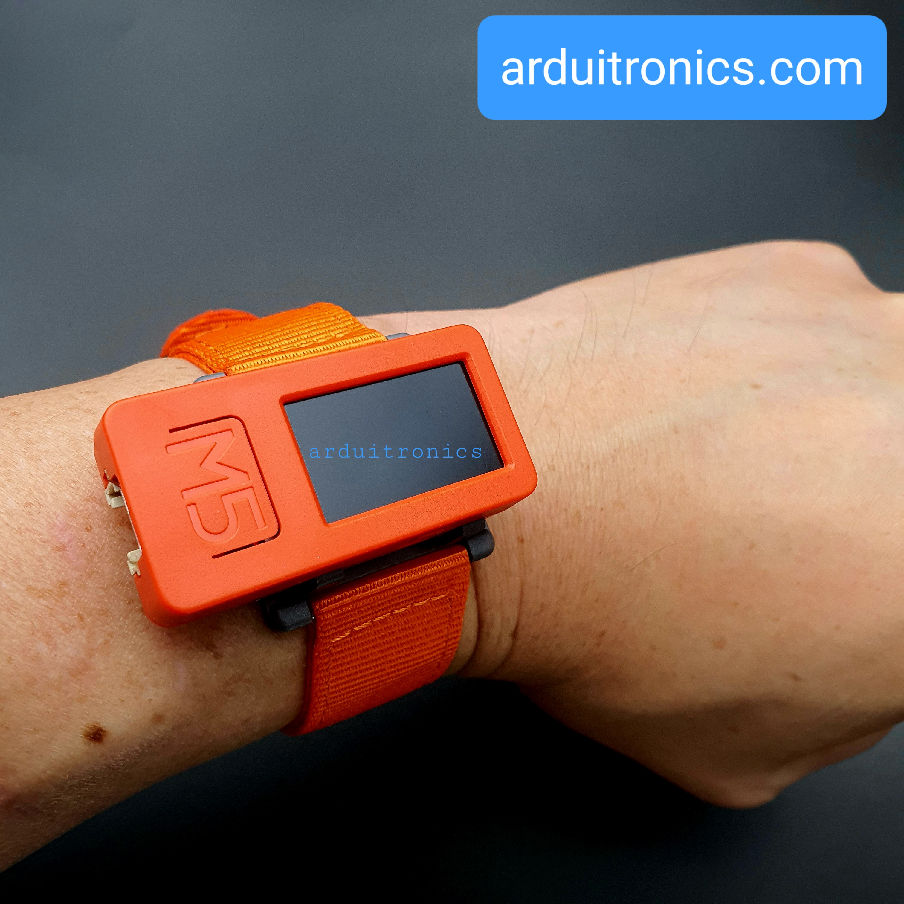 M5Stack M5StickC IoT (Watch) Development Kit + พร้อมสายนาฬิกาและฐานรอง (M5-WATCH STICKC PLUS)