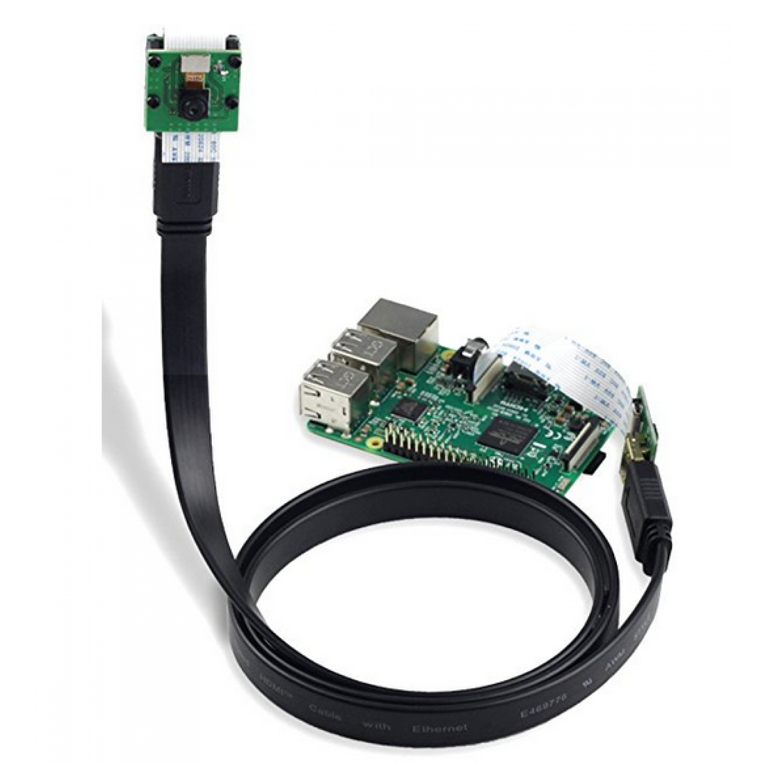 Arducam CSI to HDMI Cable Extension Module with 15pin 60mm FPC cable for Raspberry Pi Camera Specific (pack of 2)