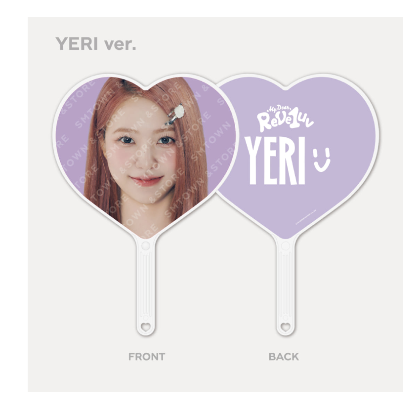 Red Velvet - Red Velvet 2024 FANCON TOUR <HAPPINESS: My Dear, ReVe1uv> MD - 01 IMAGE PICKET พัด - แบบ yeri