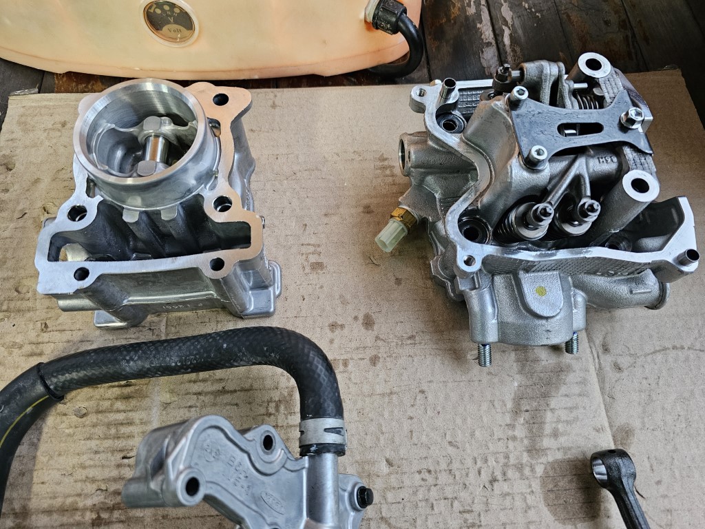 (Aerox) ชุดเครื่องยนต์แบบแยกชิ้น Yamaha Aerox 2021 แท้ (สินค้า Test Run)