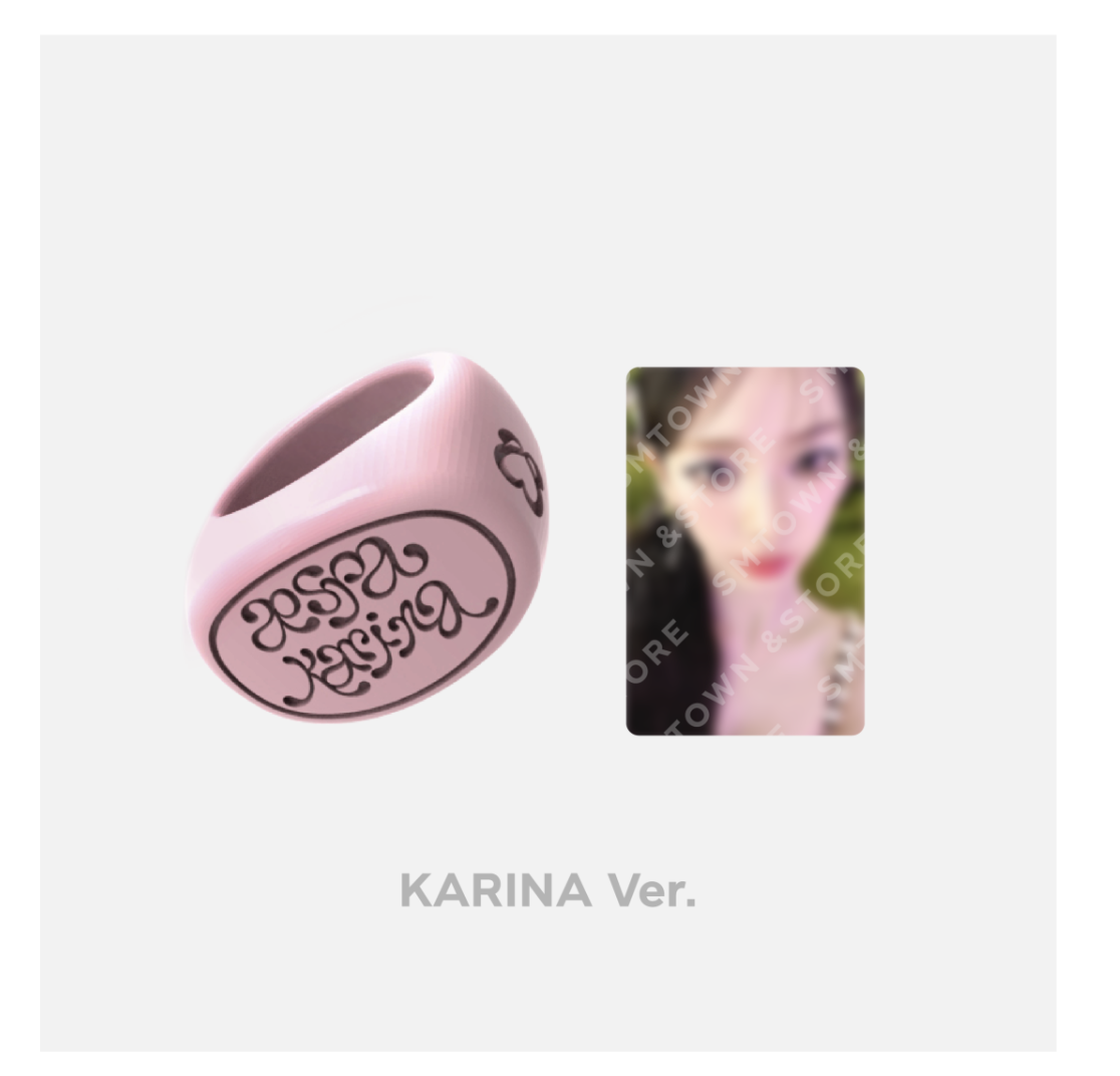 aespa -aespa Digital Single - 'Better Things' MD Collection] - ของสะสม MILK GLASS แบบ Karina - ส่งเครืองบิน