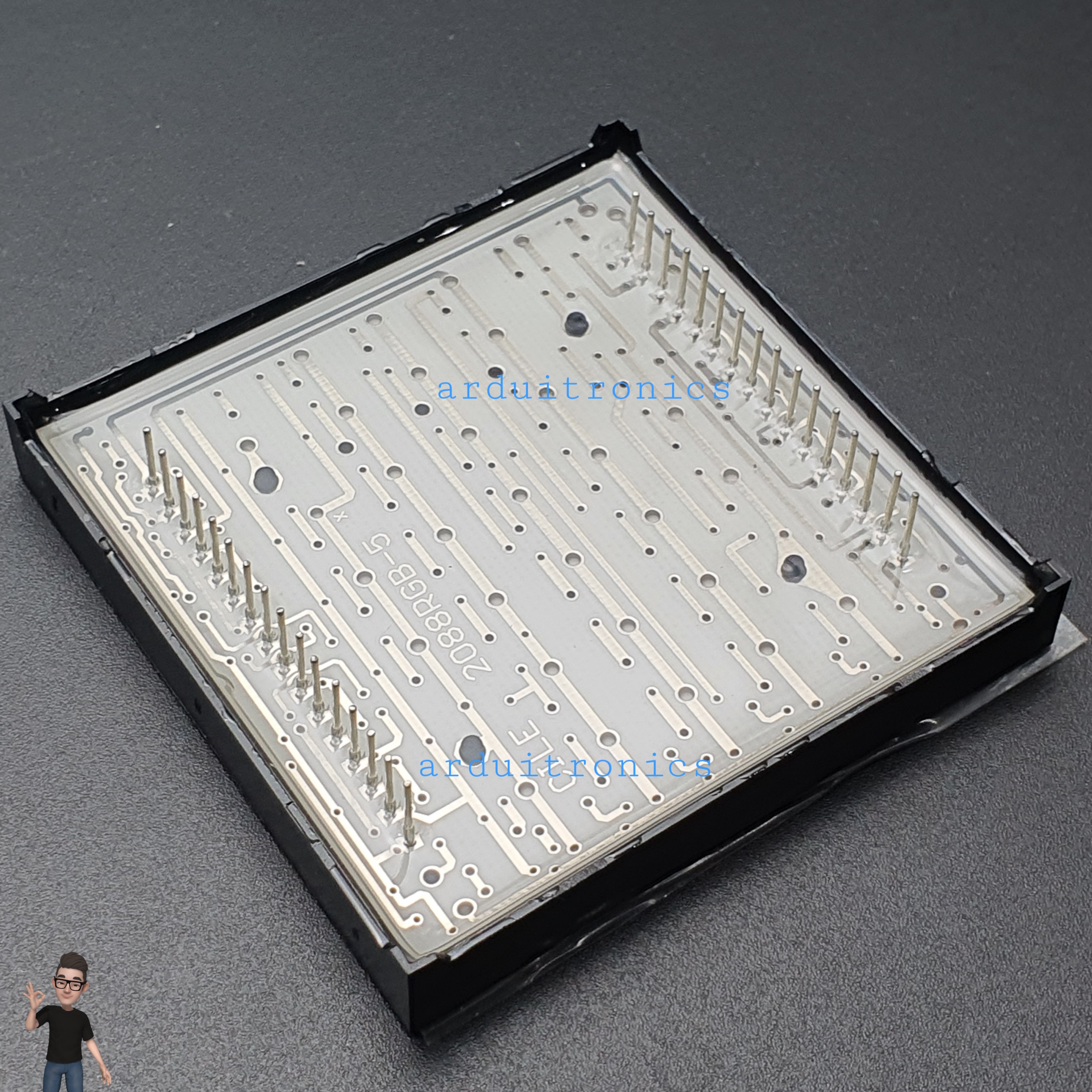 LED Dot Matrix 8x8 Full Color RGB ขนาด 60mm x 60mm (Common Anode)