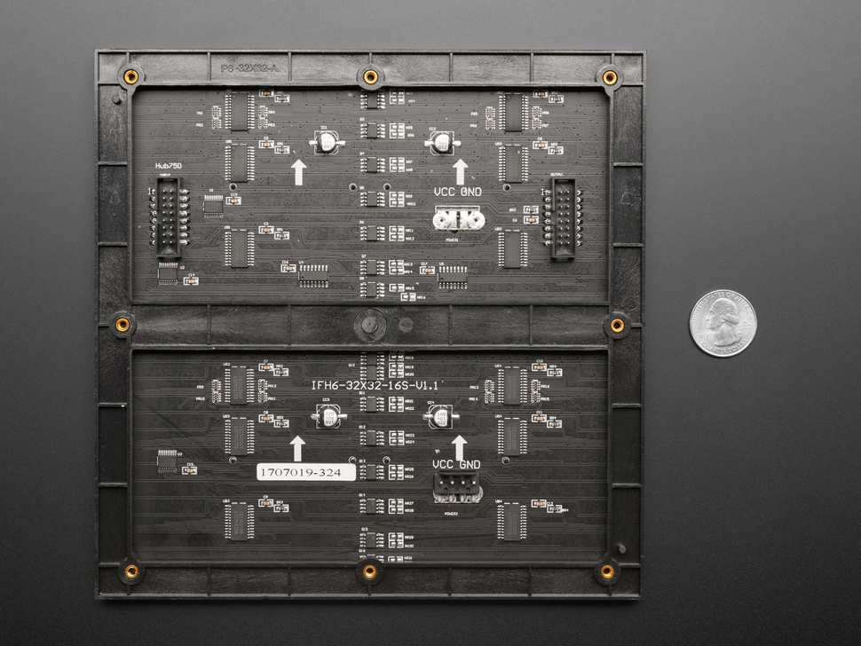 32x32 RGB LED Matrix Panel - 6mm Pitch (ของแท้จาก Adafruit)