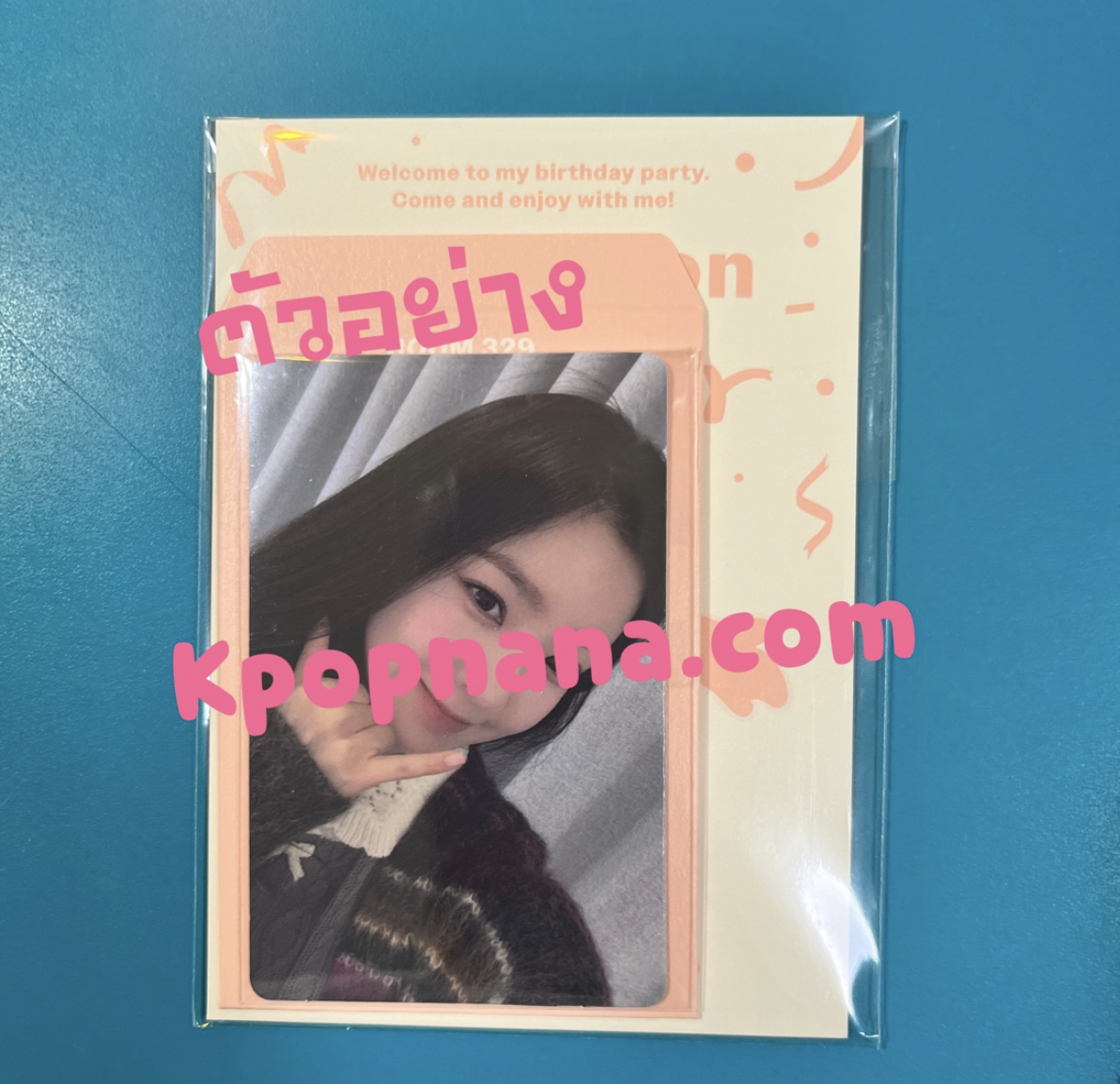 Red Velvet - IRENE BIRTHDAY MD - Party Card