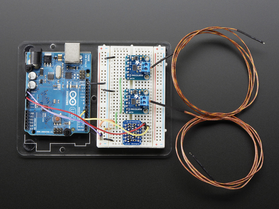 Thermocouple Amplifier MAX31850K with 1-Wire Breakout Board By Adafruit