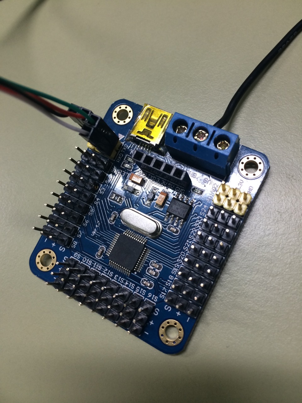 Mini USB 16-Way Steering Servo Motor Controller Board