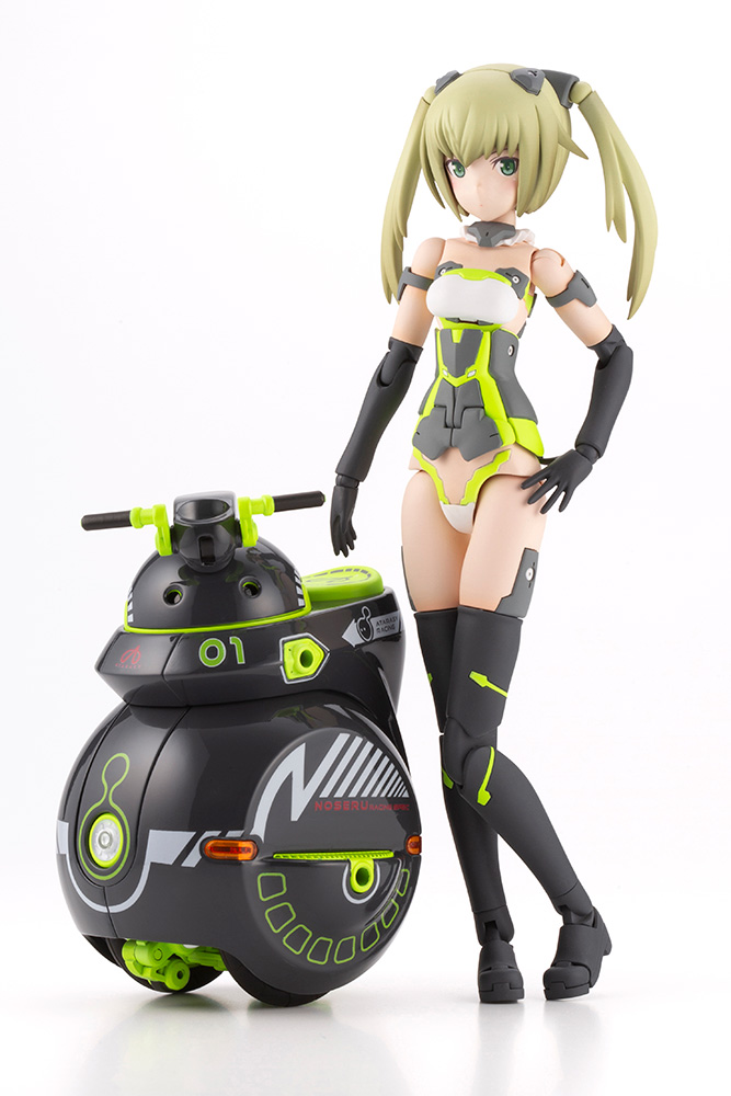 Frame Arms Girl Innocentia (Racer) & Noseru (Racing Specs Ver.)