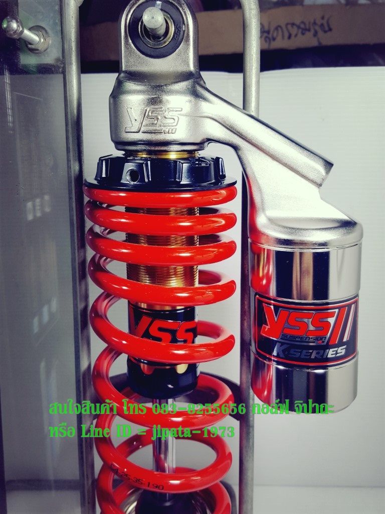 (Click,Mio) โช้คอัพหลังเดี่ยว YSS รุ่น K Series สำหรับ Honda Click,Scoopy i,Mio