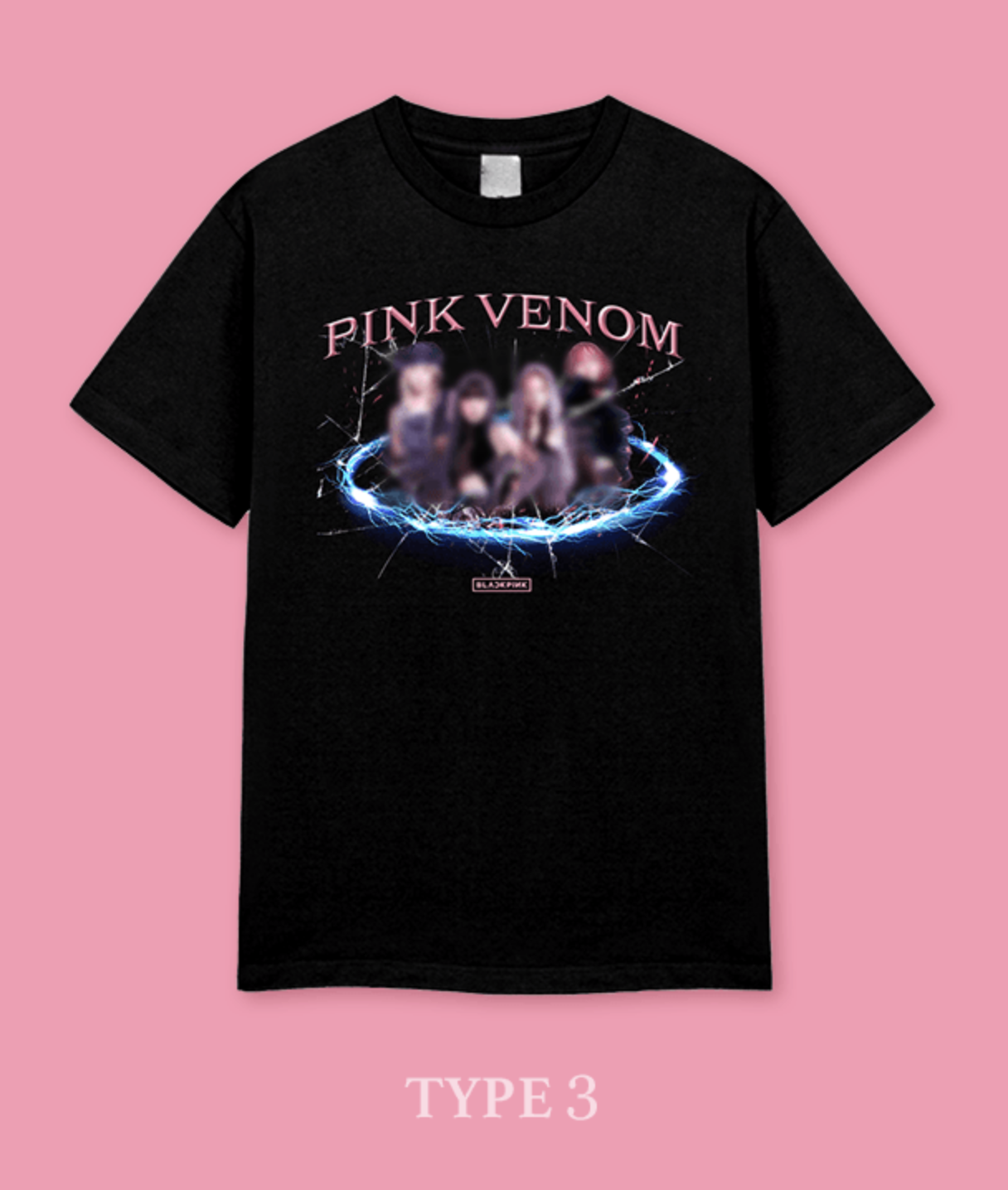 BLACKPINK -Pink Venom] Official Merch -Photo T-shirts ระบุแบบ และ สี ที่ต้องการ