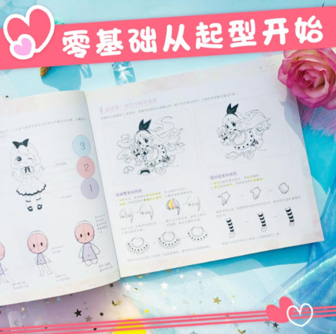 Booksmaker หนังสือสอนวาดรูปจิบิ มีลิ้งคลิปสอนในเล่ม