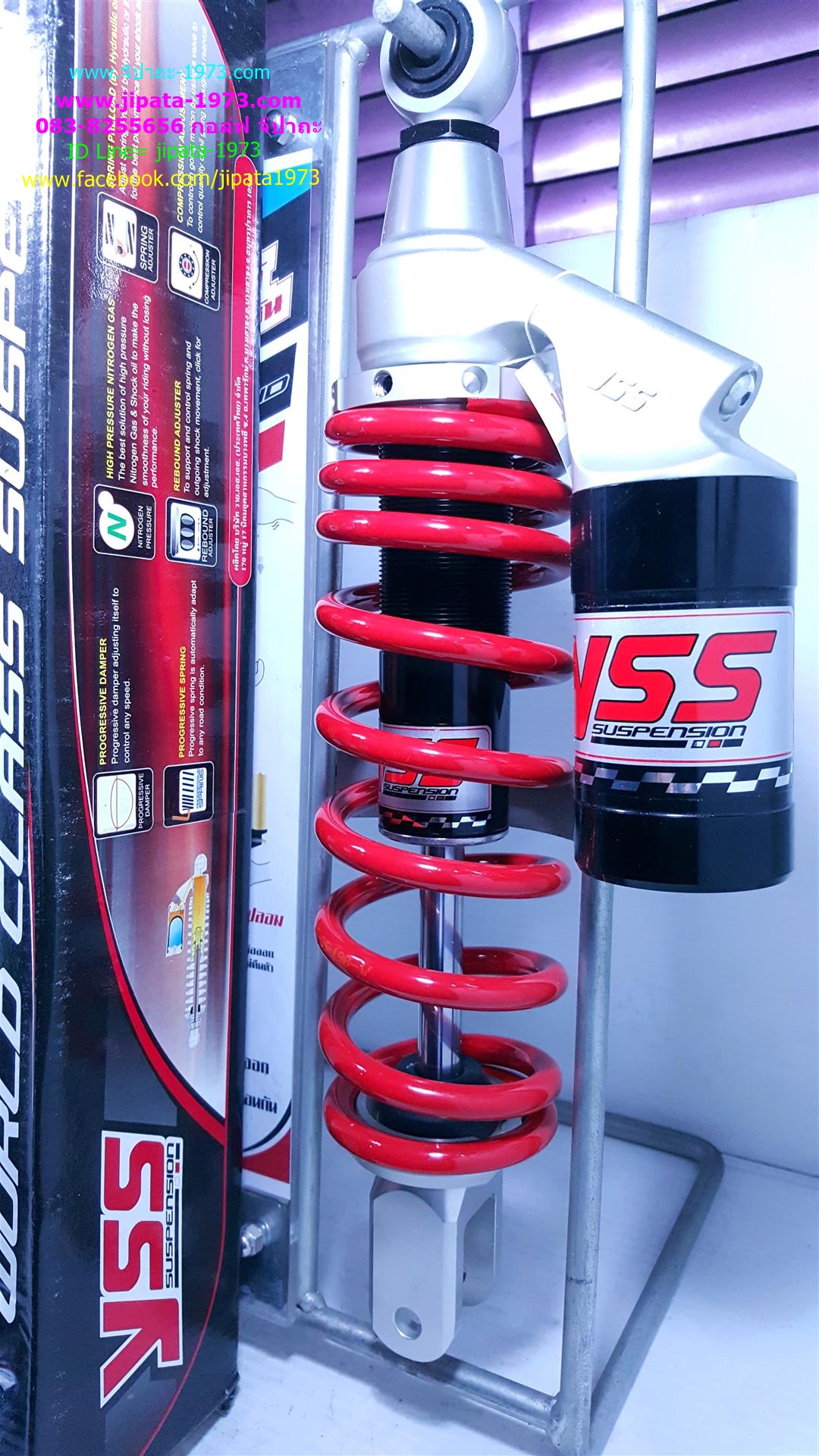 (Mio 125)โช้คอัพหลังเดี่ยว YSS รุ่น G-Plus สำหรับ Yamaha Mio 125