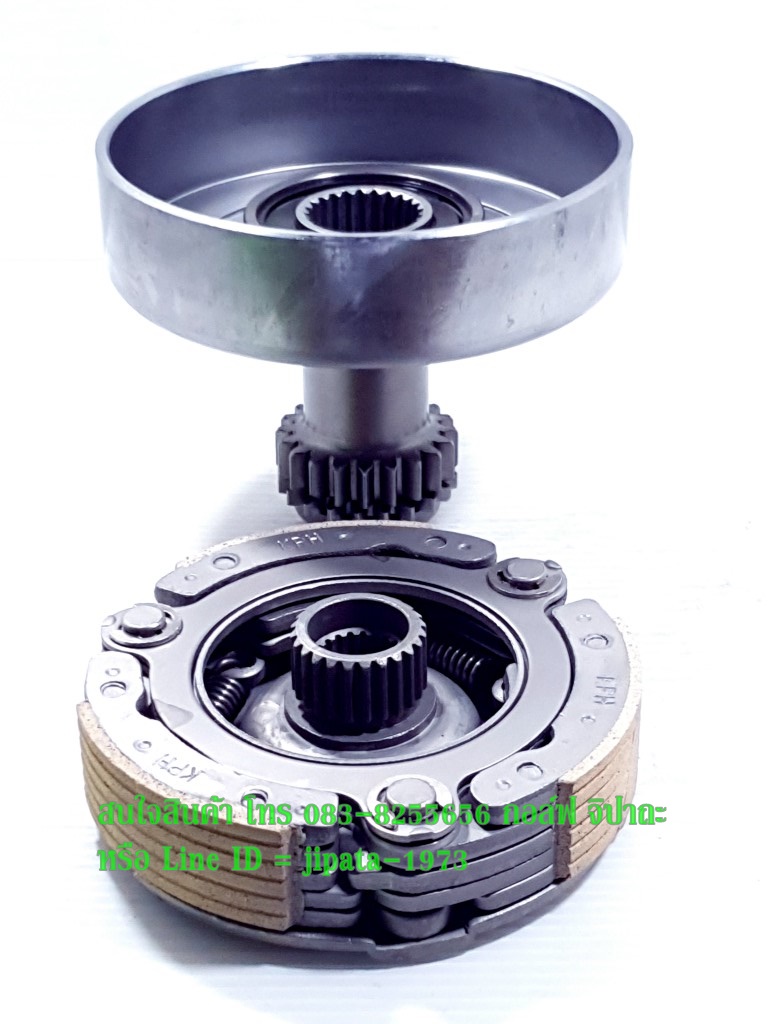 (Wave 125) ชุดเรือนคลัทช์แรงเหวี่ยงพร้อมผ้าคลัทช์ Honda Wave 125 งานเกรดเอ