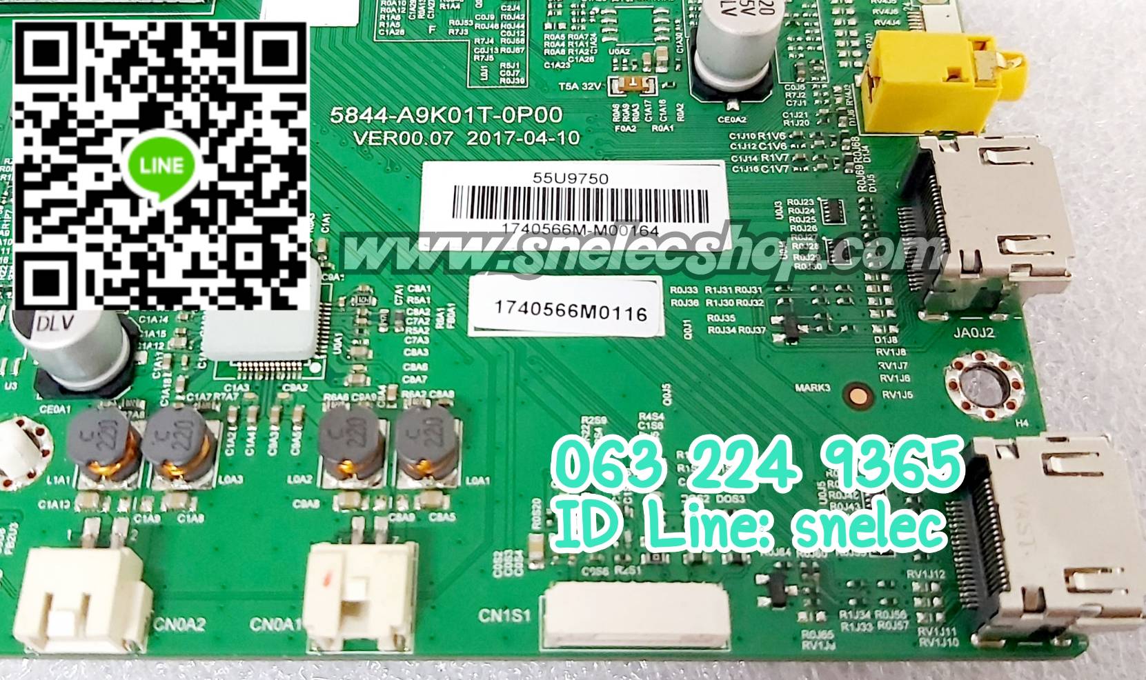 เมนบอร์ด TOSHIBA รุ่น 55U9750