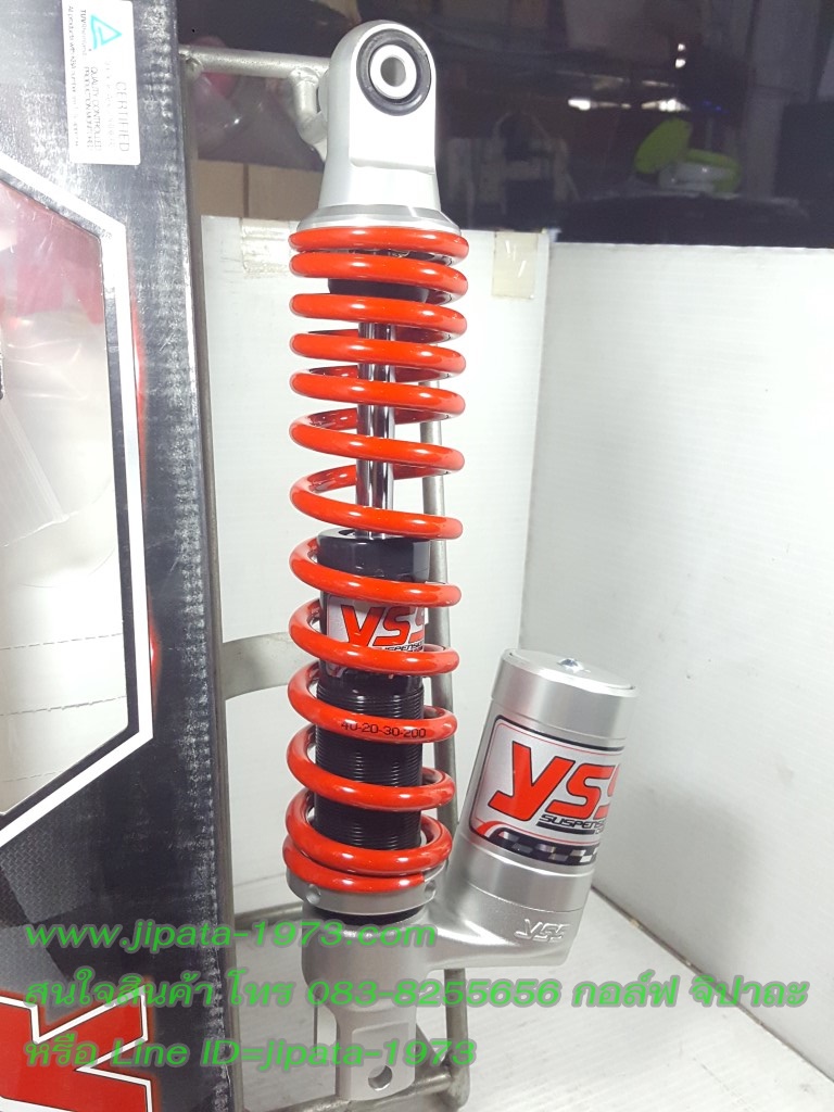 (QBIX) โช้คอัพหลังเดี่ยว ยี่ห้อ YSS รุ่น OK302 สำหรับรถรุ่น Yamaha QBIX