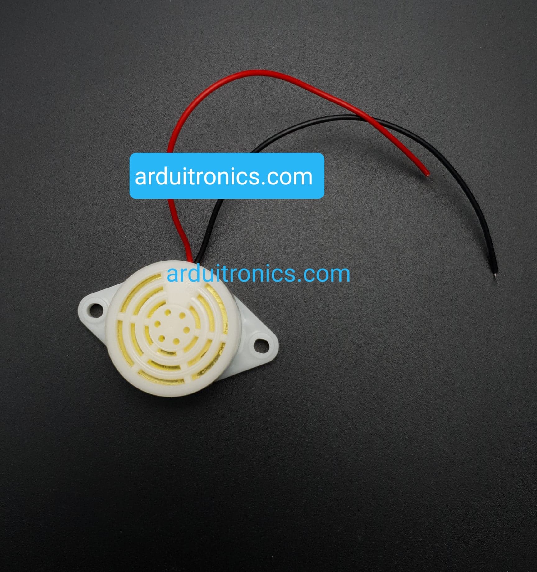 Active Buzzer 3-24V (สีขาว) SFM-27 เสียงดังแบบไม่ต่อเนื่อง