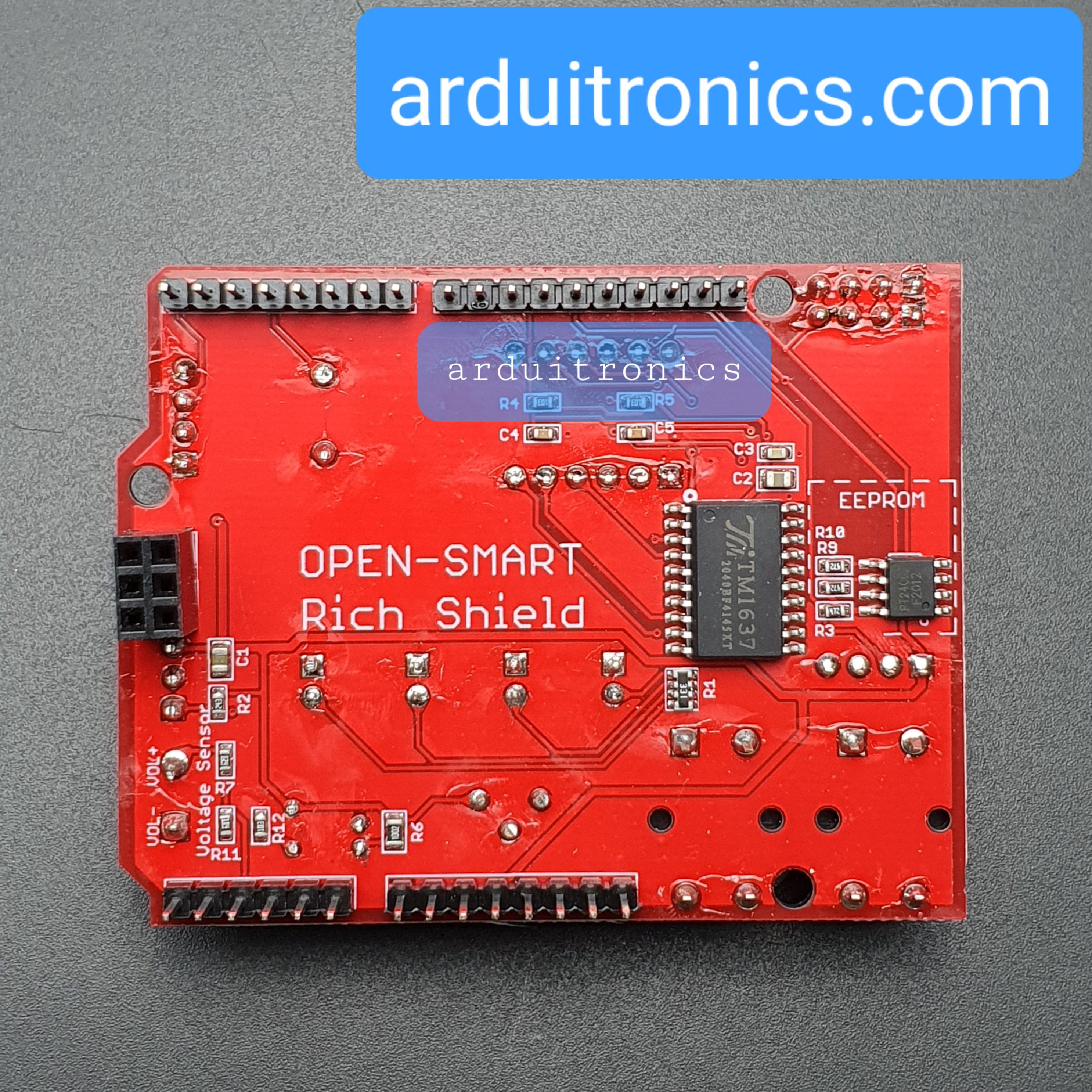 OPEN-SMART Rich Shield (Remote IR Control with receiver, LED, Buzzer, Buttons, Light Sensor, Temperature Sensor)