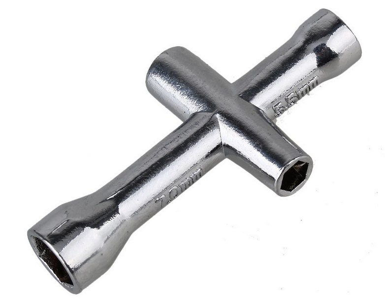 M2 M2.5 M3 M4 Screw Nut Key Wrench ประแจตัวเมีย