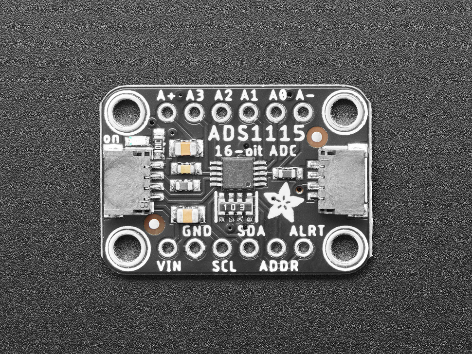 ADS1115 16-Bit ADC - 4 Channel with Programmable Gain Amplifier - STEMMA QT / Qwiic (Adafruit)
