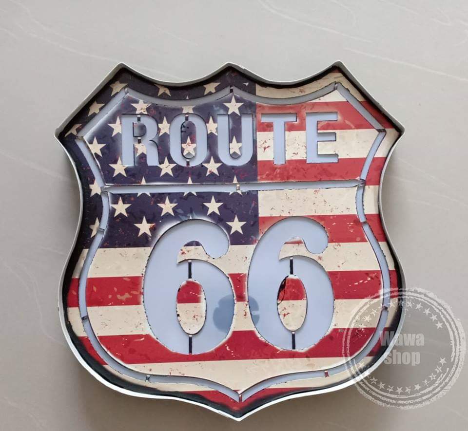 ป้ายไฟ Route 66