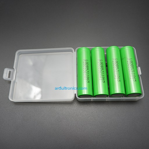 18650 Battery Box กล่องเก็บรักษาแบตเตอร์รี่ 18650 ใส่ได้ 4 ก้อน (สินค้าไม่รวมถ่าน)