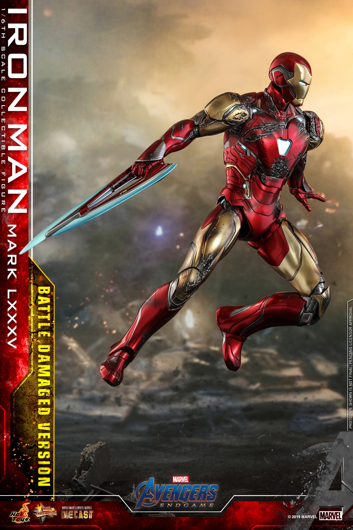 "Pre-Order" Hot Toys Avengers: Endgame - 1/6th scale Iron Man Mark LXXXV (Battle Damaged Version)