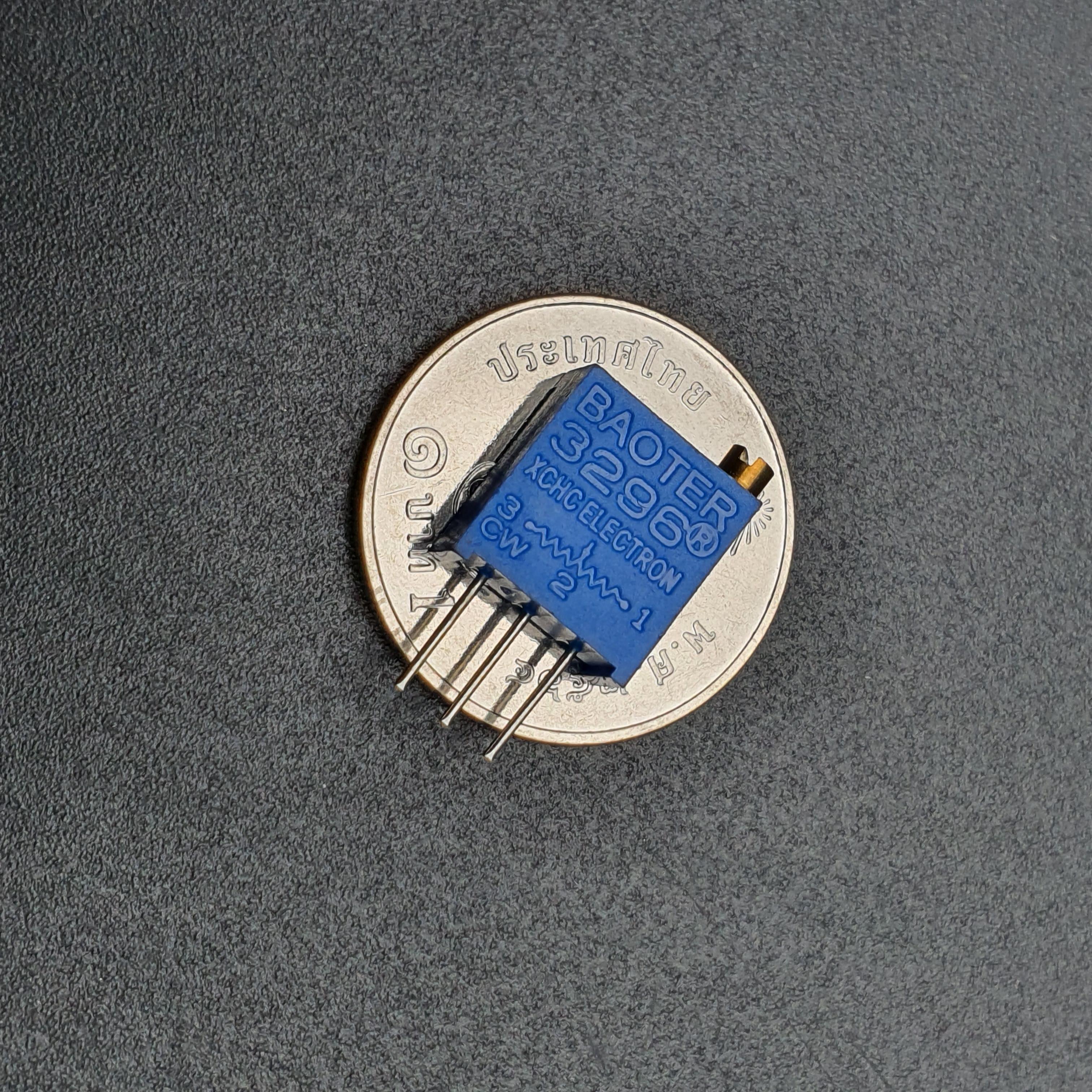 ตัวต้านทานปรับค่าได้ แบบละเอียดหมุน 25 รอบ Trimpot 10K Potentiometer Trimpot 25 Turns Top-adjust 10K (103)