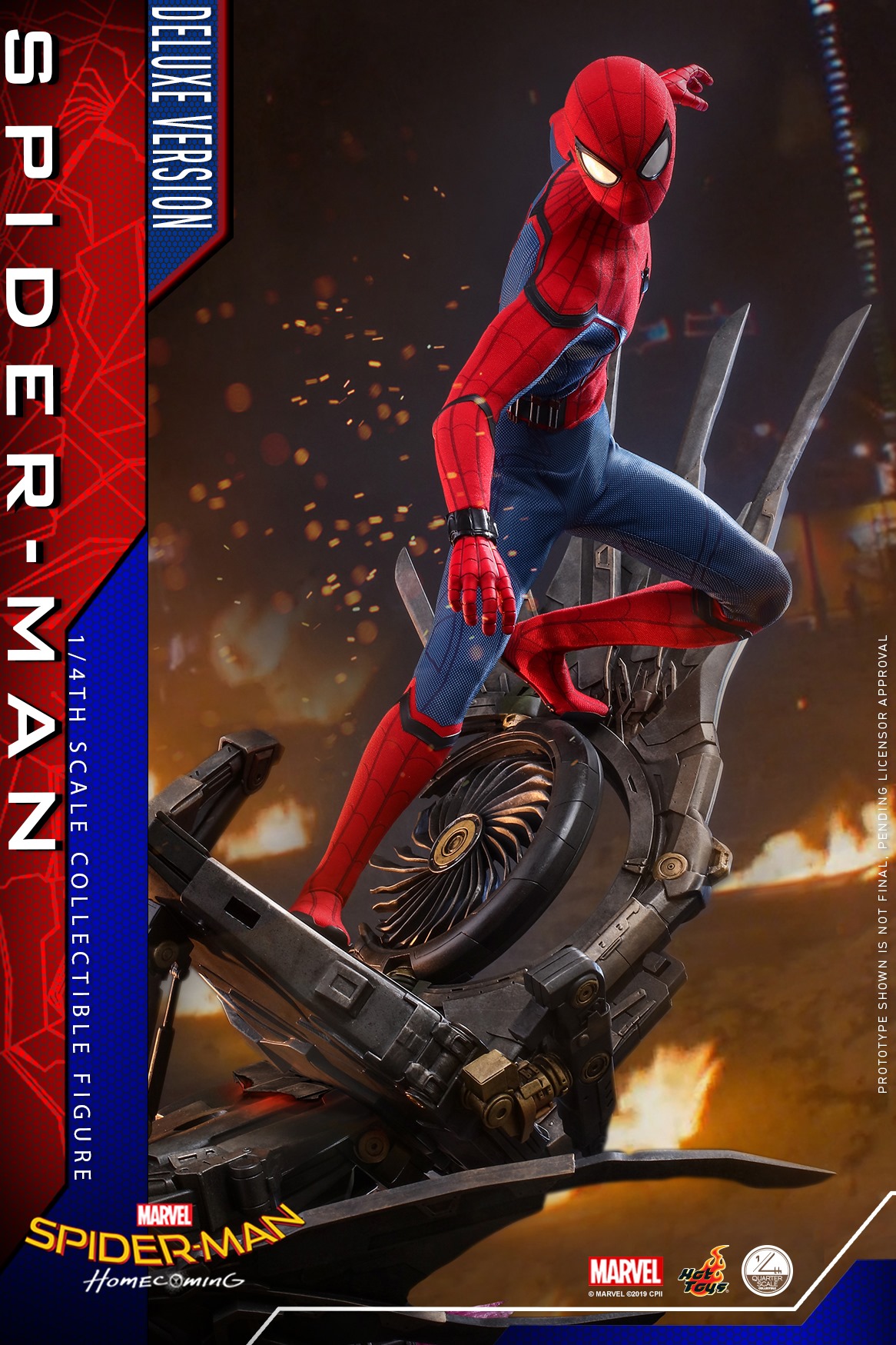 "Pre-Order" Hot Toys Spider-Man: Homecoming - 1/4th scale Spider-Man Collectible Figure (Deluxe Version)