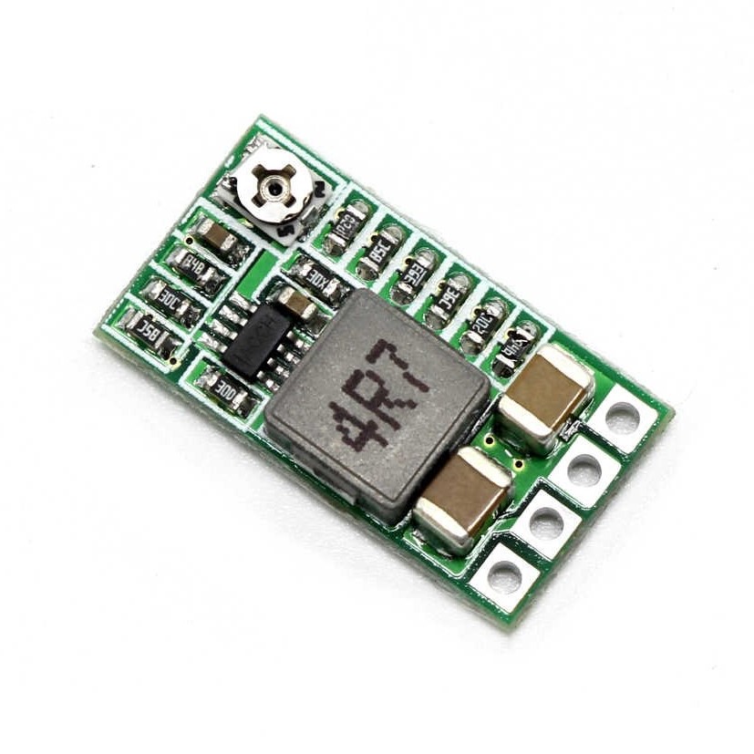 โมดูลสเต็ปดาวน์ขนาดเล็ก Mini DC-DC (12-24V to 5V 3A) Step Down Module Voltage Buck Converter Adjustable 97.5% 1.8V 2.5V 3.3V 5V 9V 12V