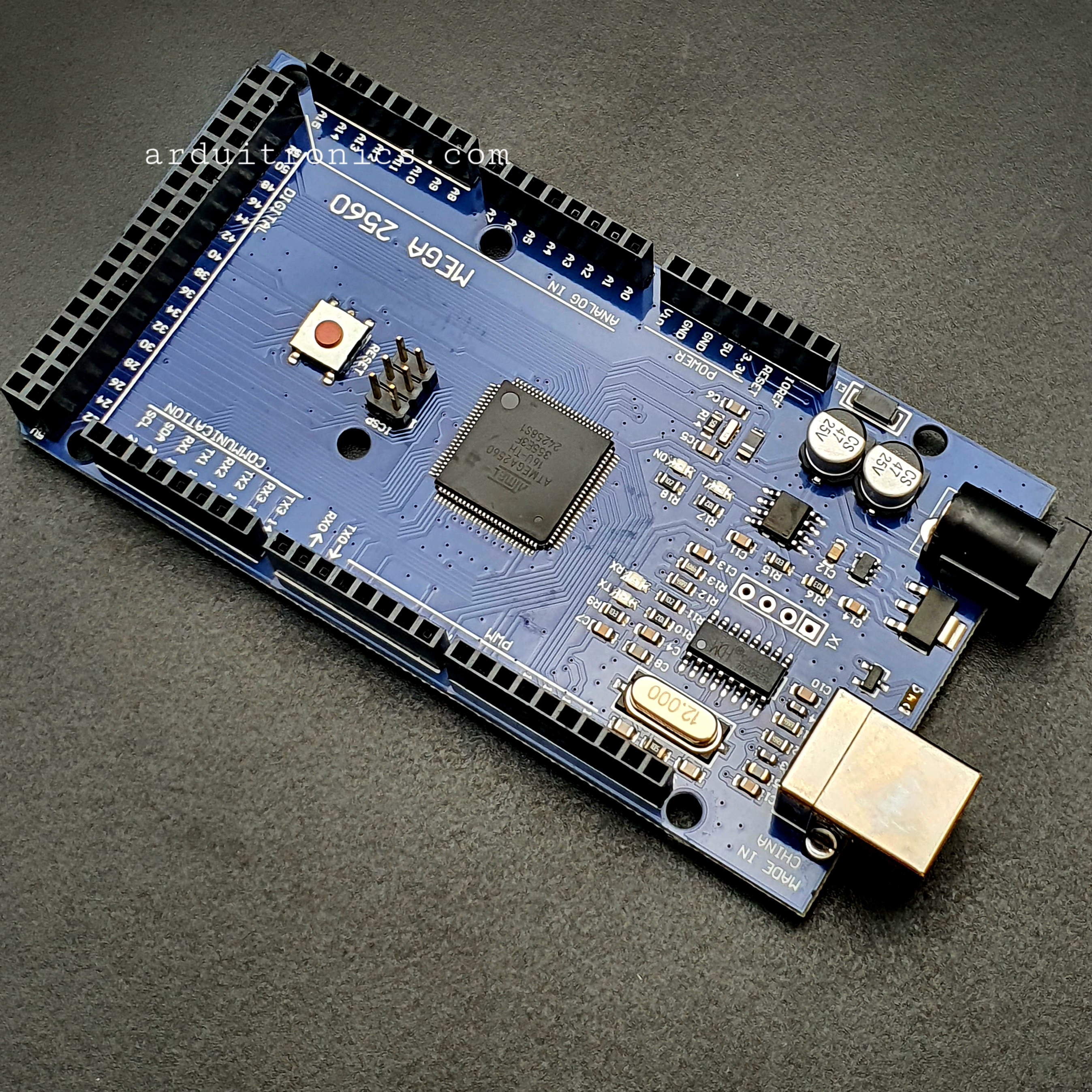 Arduino MEGA 2560 R3 รุ่นใช้ชิป CH340 (แถมสาย USB)