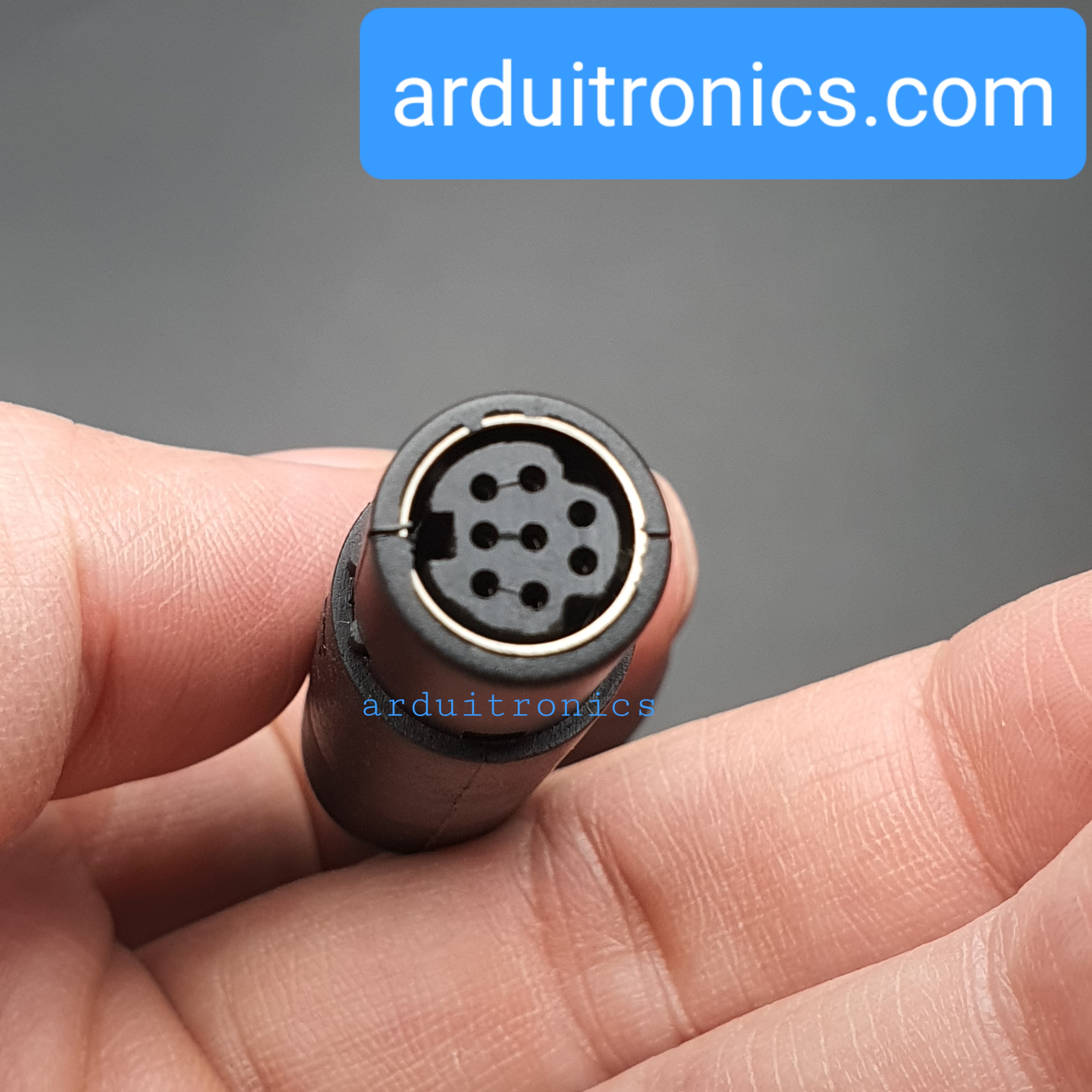 PLC 8-Pin Female Head (Round Head 8-Pin MD8)