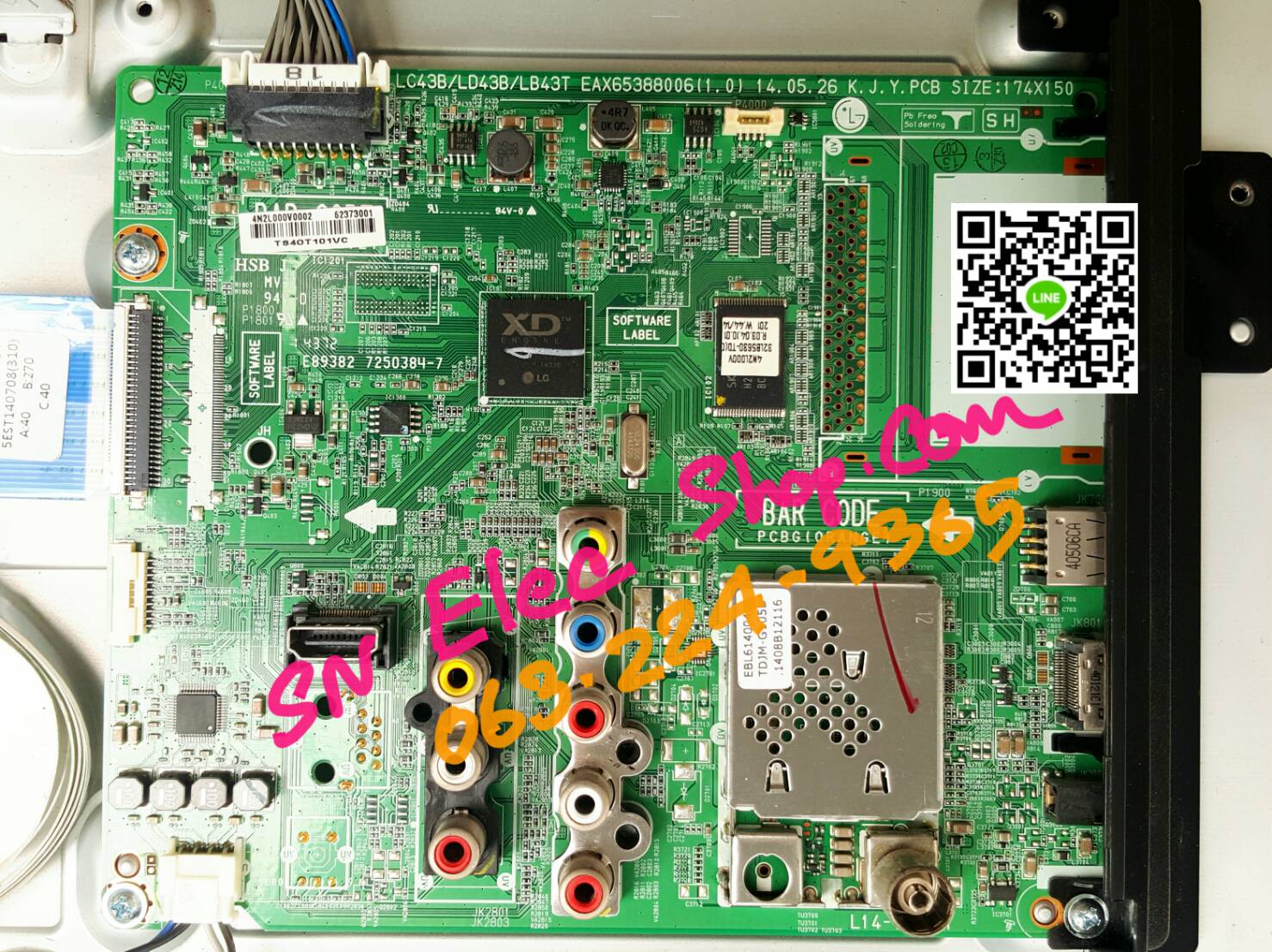 LG 32LB563D-TD.BTMCLJT เมนบอร์ด