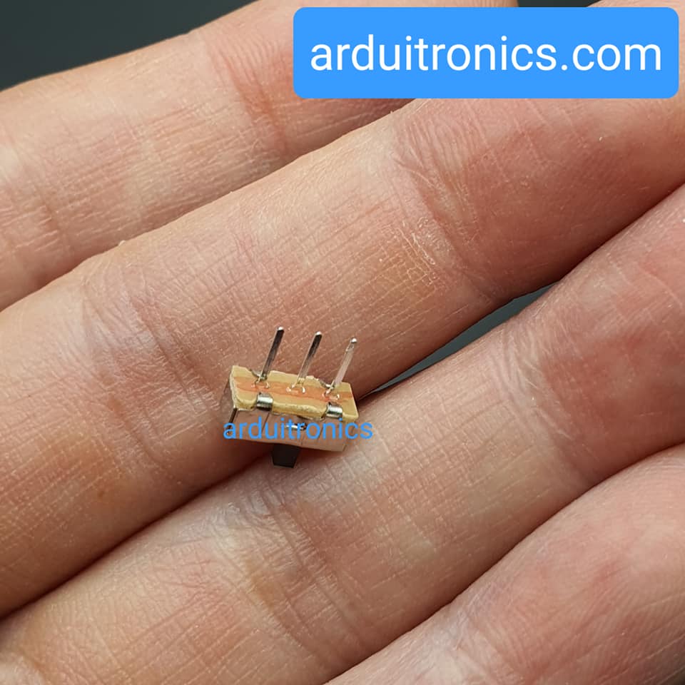 สวิตช์เลื่อน On/Off 3ขา ก้านยาว 3mm (Slide Switch SS12D00 G3)