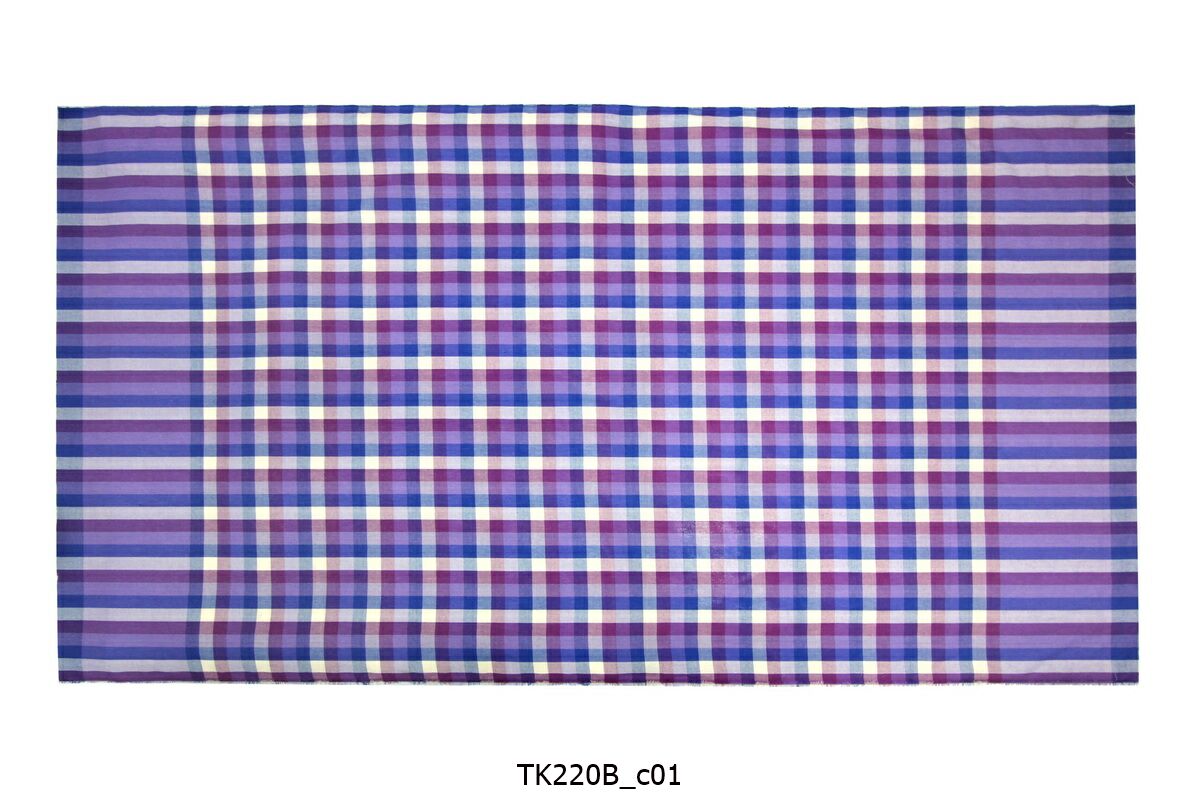 [2ม.] ผ้าขาวม้า TK220B ม่วงB