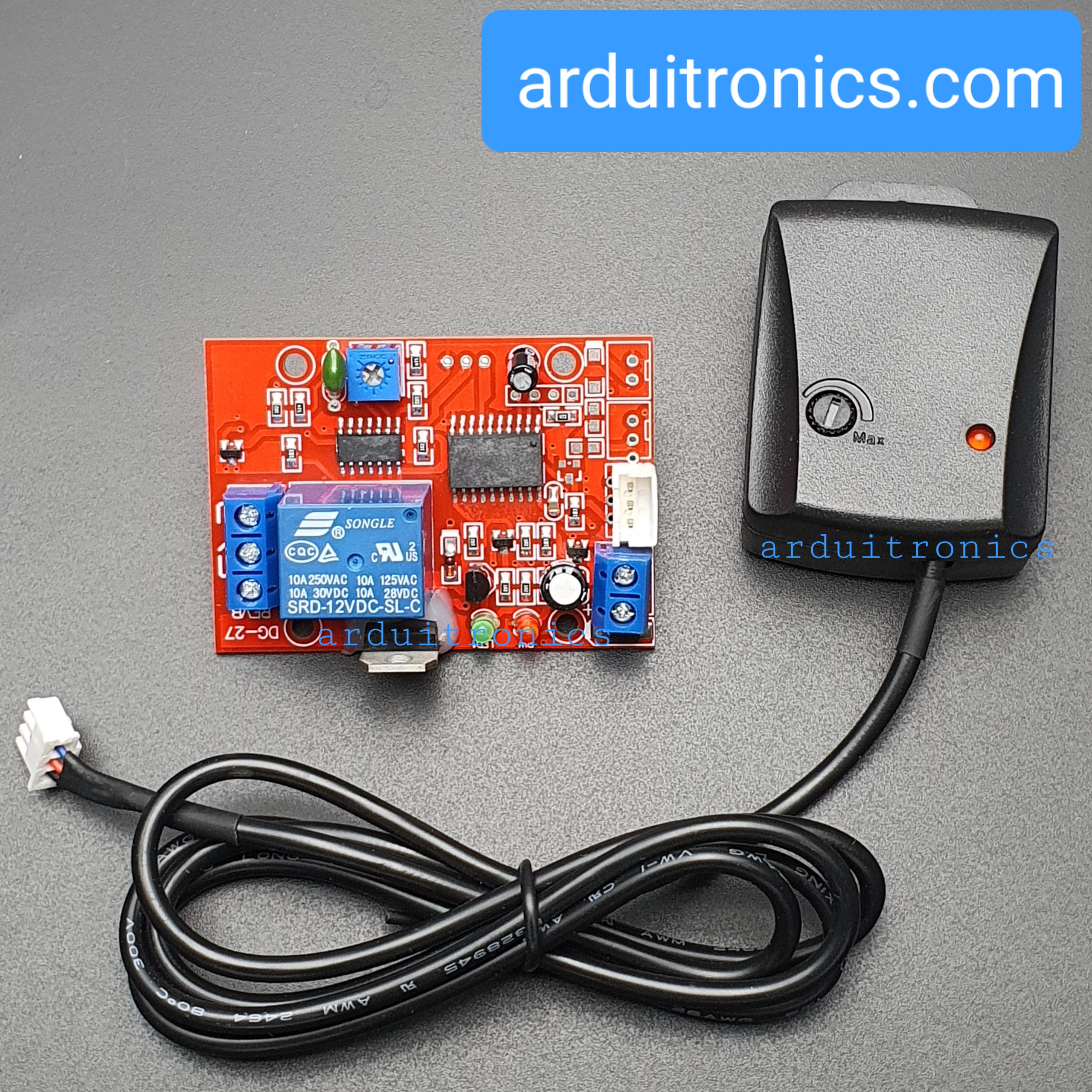 12V Ultra-High Sensitivity Vibration Sensor (Switch Vibration Sensor Relay Module)