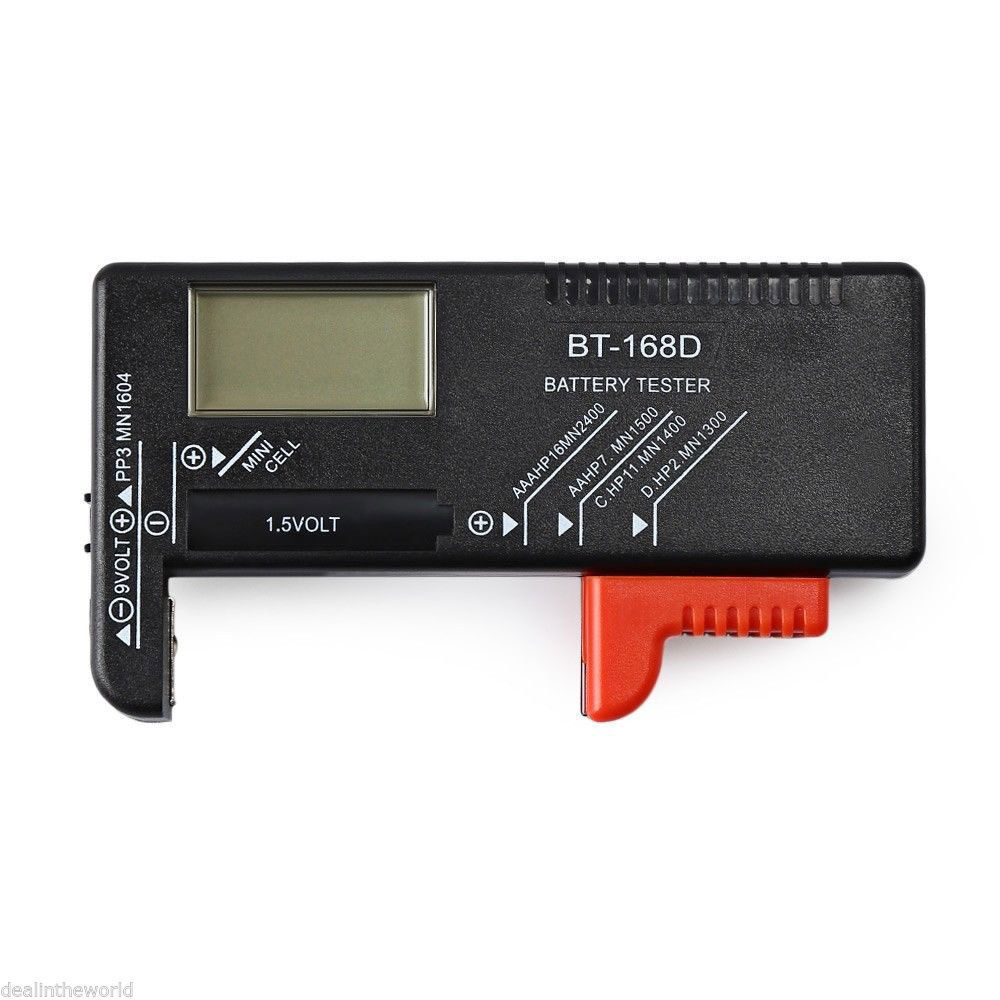 Battery Tester BT-168D (มาตรวัดจอ LCD) เครื่องวัดทดสอบแบตเตอรี่