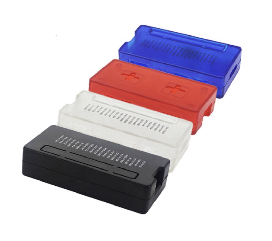 Raspberry Pi Zero W Enclosure With GPIO Reference Blue Color