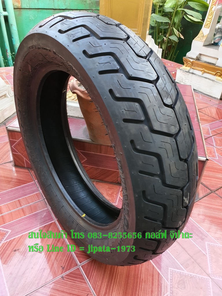 (Dunlop) ยางนอก Dunlop D404 ติดรถ Honda Rebel 300 (ขายเป็นคู่)
