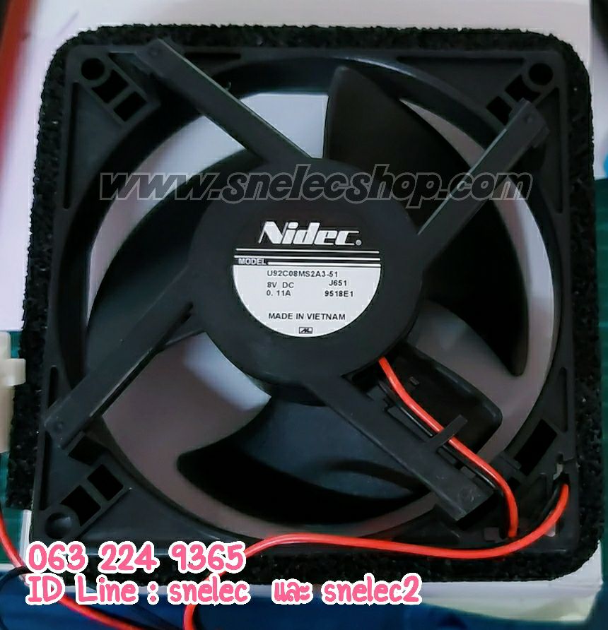 Moter Fan Panasonic มอเตอร์พัดลมตู้เย็นพานาโซนิค พาร์ทบริษัท CNRAG-171850 อะไหล่แท้