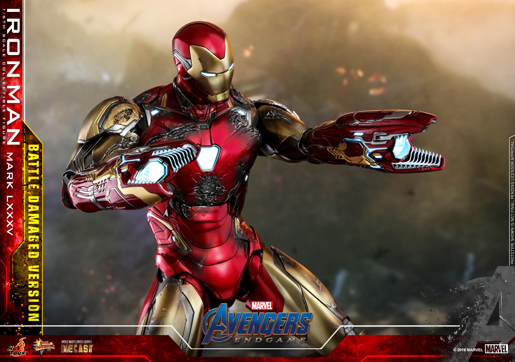"Pre-Order" Hot Toys Avengers: Endgame - 1/6th scale Iron Man Mark LXXXV (Battle Damaged Version)