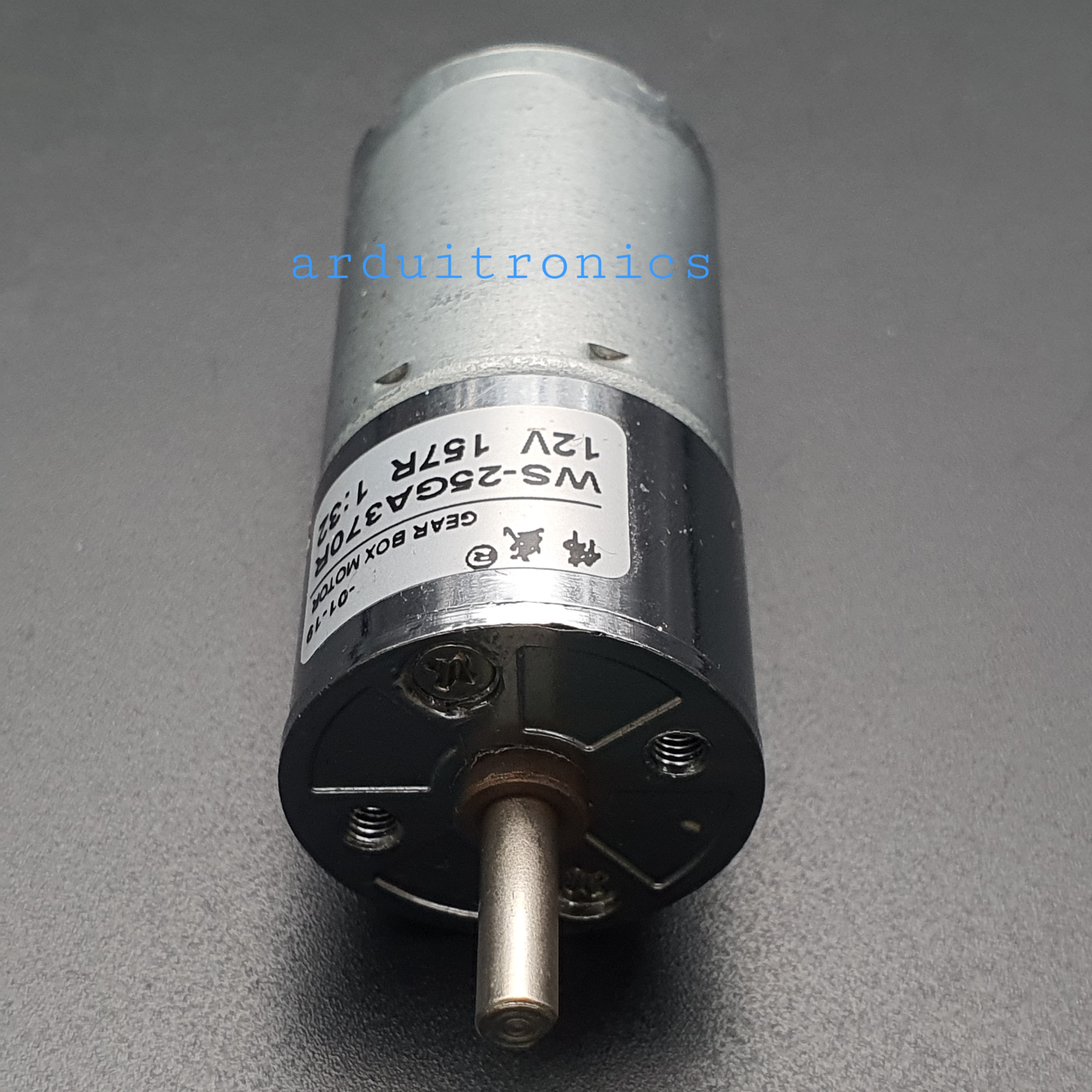 DC Motor Model 25GA370R มอเตอร์เกียร์ แกนกลาง รุ่น25 DC 12V:157RPM 25GA370R-12V-157