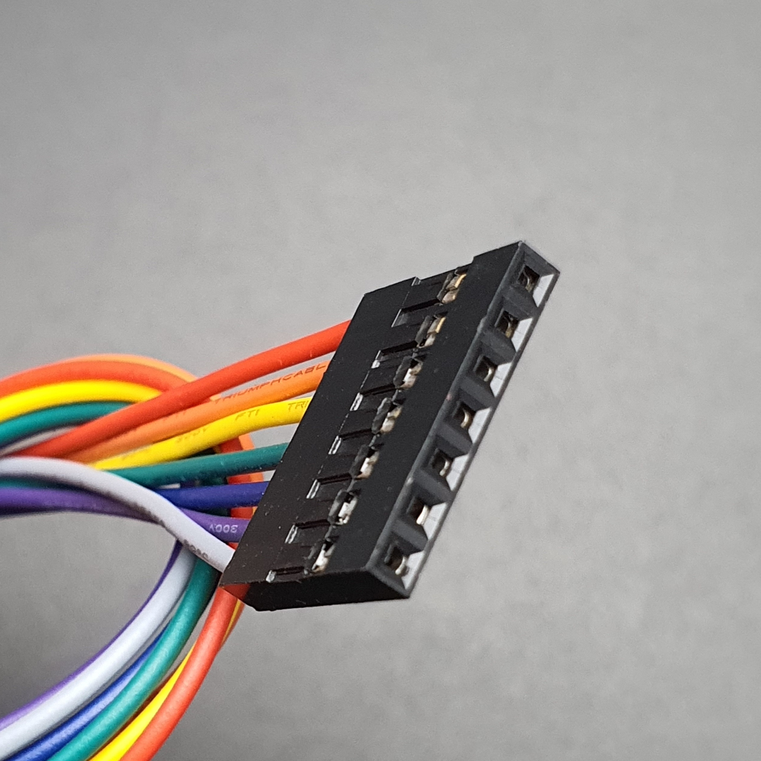 2.54mm Female - Female DuPont Jumper Wire 7Pin 20cm