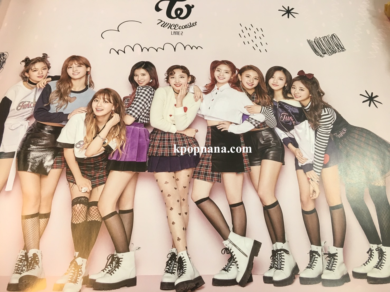 โปสเตอร์ TWICE - lane2 พร้อมกระบอกโปสเตอร์ พร้อมส่งคะ