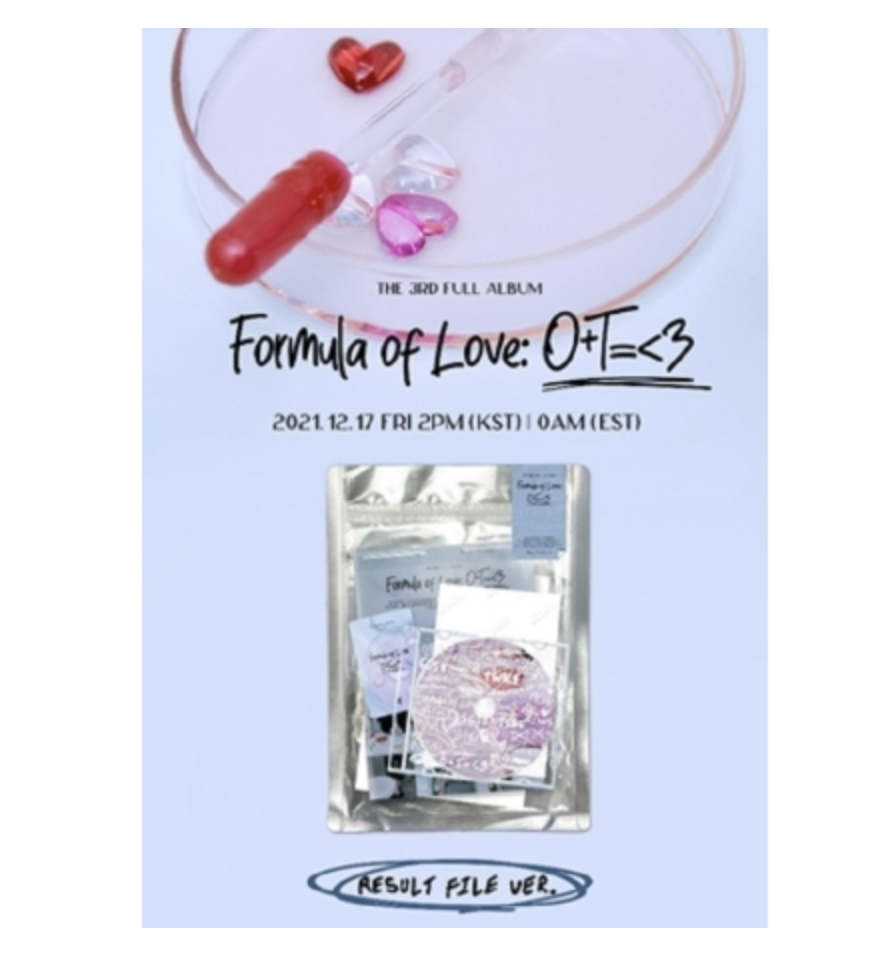 TWICE -TWICE - Album Vol.3 [Formula of Love:O+T=<3] (Result file ver.) ส่ง ทาง เครืองบิน