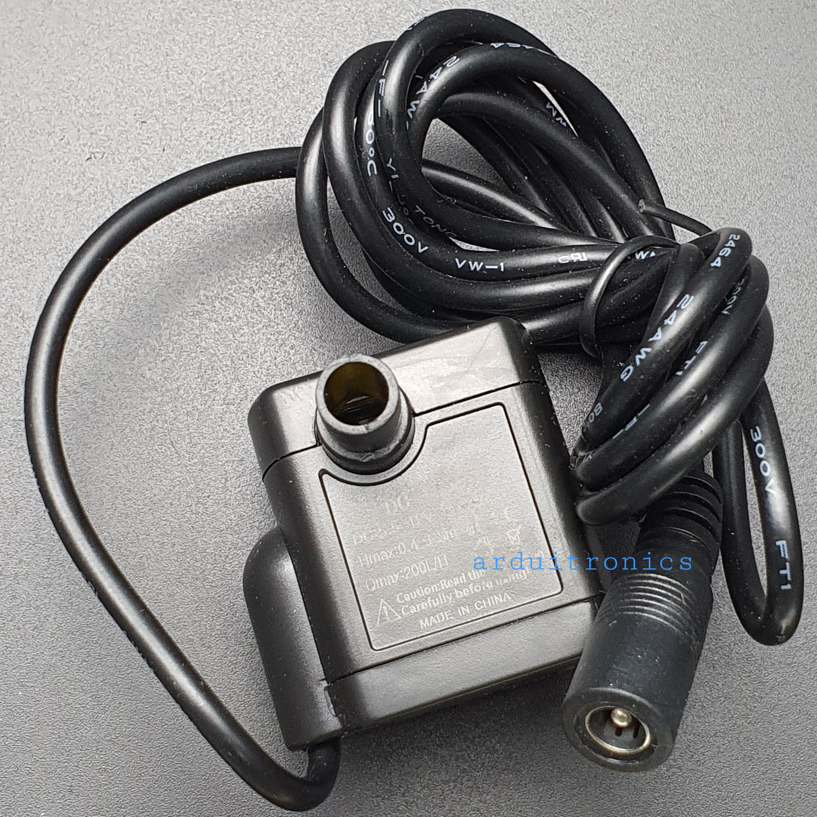 Brushless Water Pump Ultra-Quiet Jack Head (12V) ปั้มน้ำสำหรับทำตู้ปลาหรือน้ำพุ