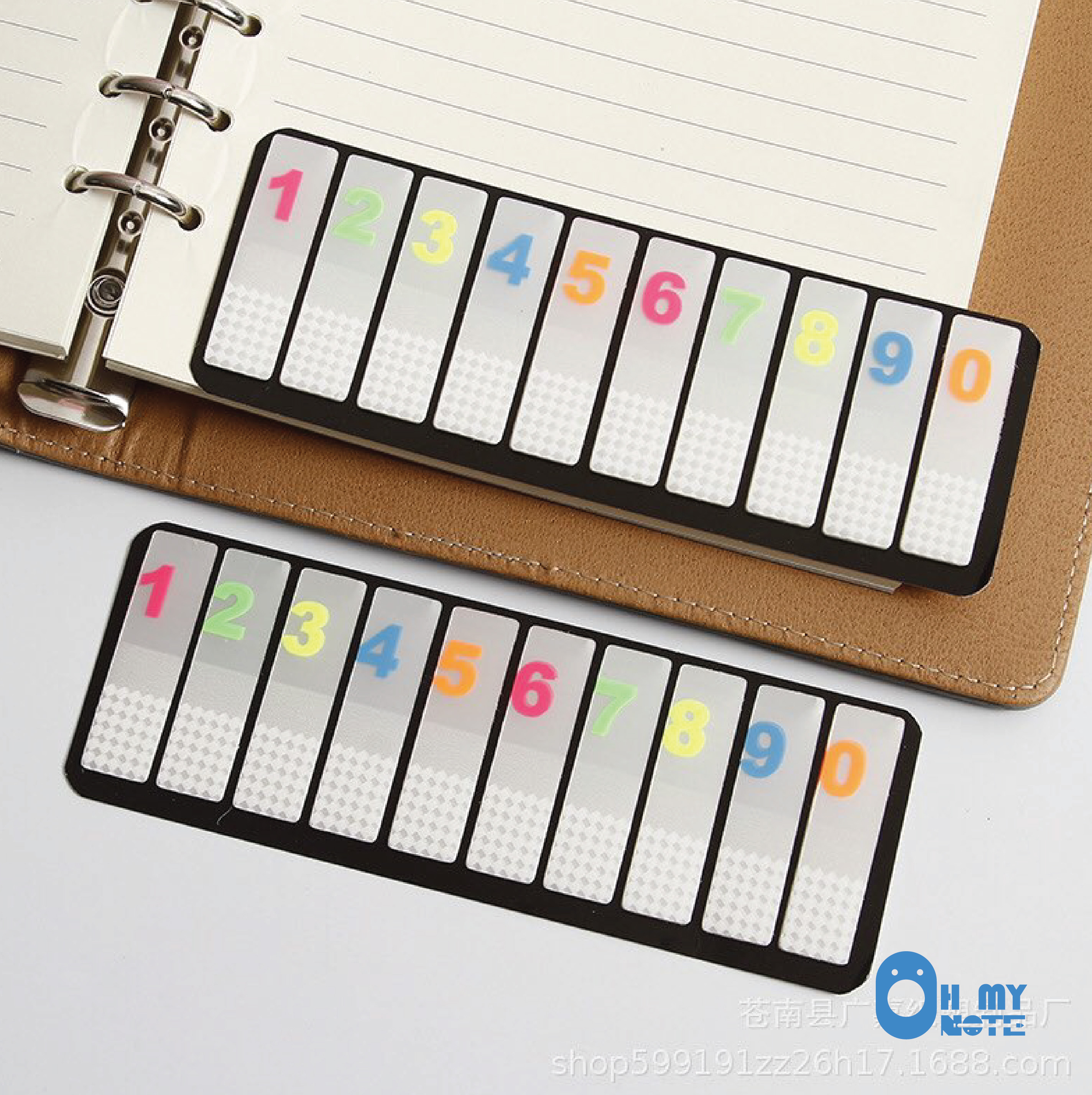 Ohmynote กระดาษโน๊ตมีกาว Index Sticker ไว้ทำสารบัญ/ดัชนี
