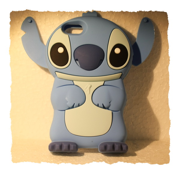 เคสโทรศัพท์มือถือแบบฝาหลัง ซิลิโคนนิ่ม Lilo & Stitch iPhone 5