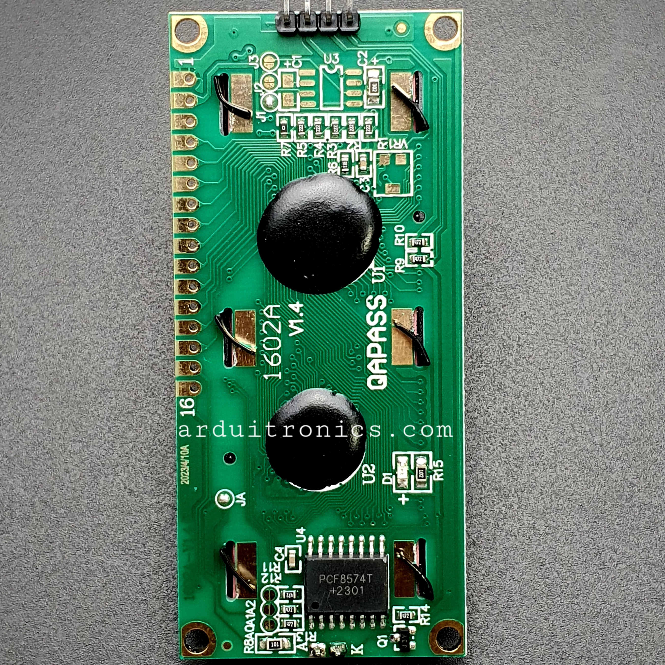 1602 Module 16x2 LCD Display + I2C Interface (Blue Backlight) V 1.4 Build in I2C