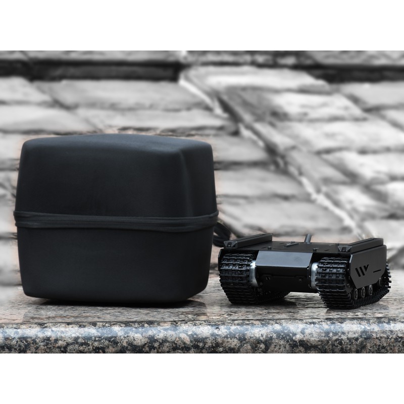 Flexible and Expandable Off-Road Tracked UGV, Multiple Hosts Support, With External Rails and ESP32 Slave Computer (แท้ Waveshare) มาพร้อมกล่องใส่กันกระแทกคุณภาพสูง